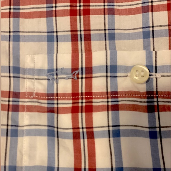 Paul & Shark Yachting Shirt. Plaid button down short sleeve. size 41 - Picture 5 of 7